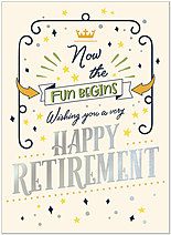 Select a verse or write your own. Retirement Fun Card A1444U-X